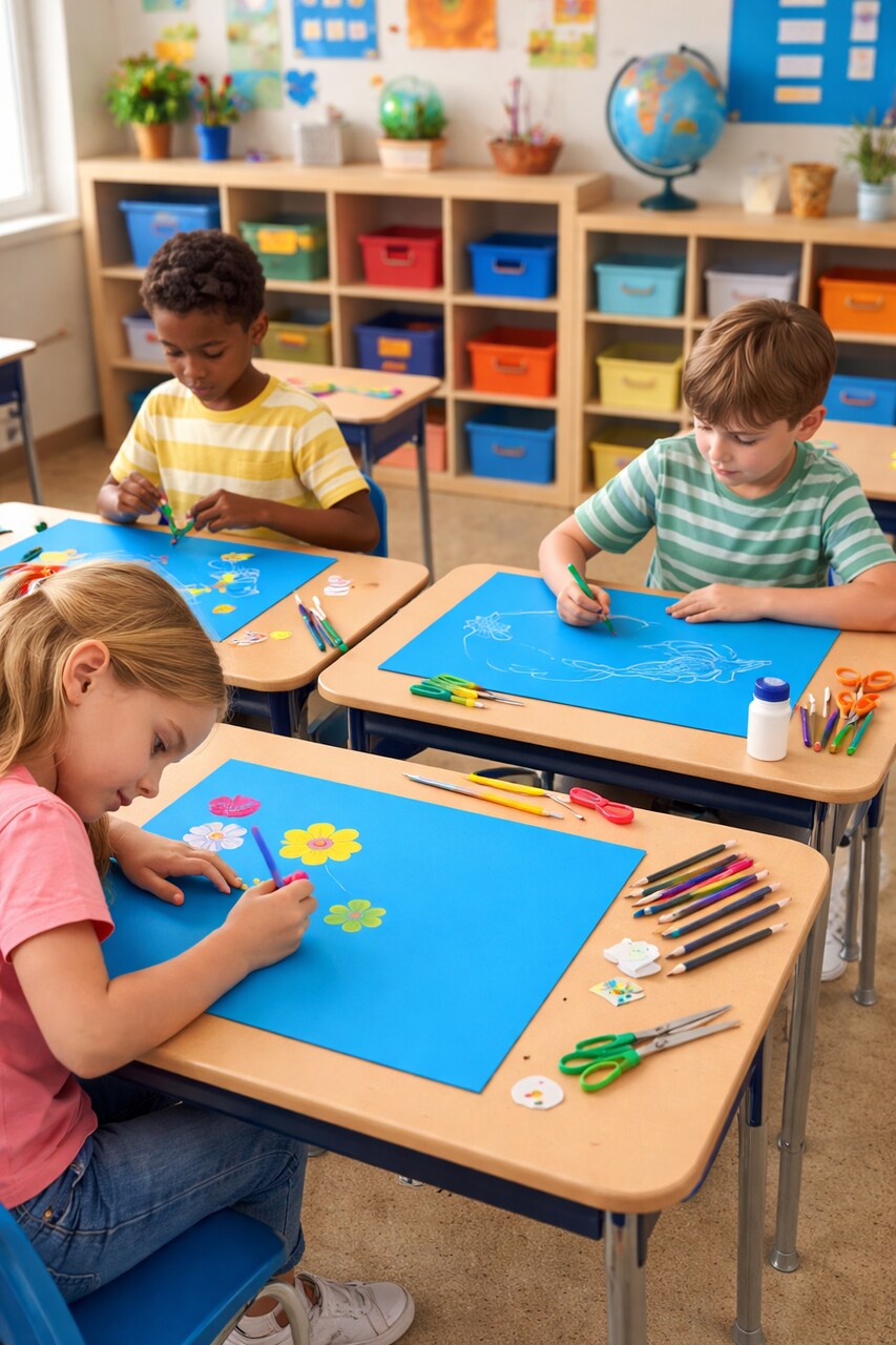 Pacon 4-Ply Oak Tag Poster Board 22" x 28" – Heavyweight Cardstock – 25 Pack